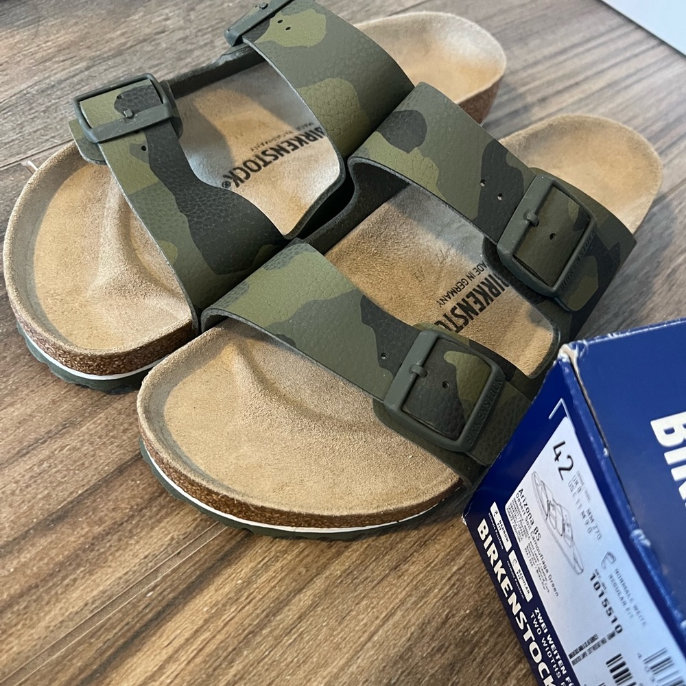 Men’s Birkenstock Arizona - Desert Soil Camo Green